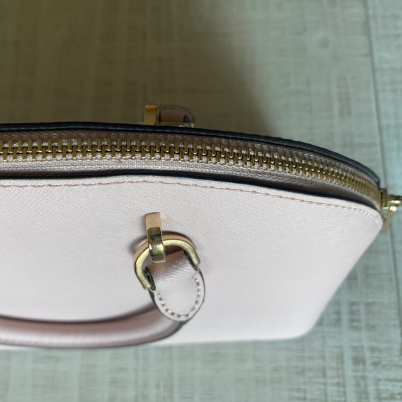 Michael Kors Emmy Large Dome Satchel Leather Purse in Color Blossom - Picture 10 of 10